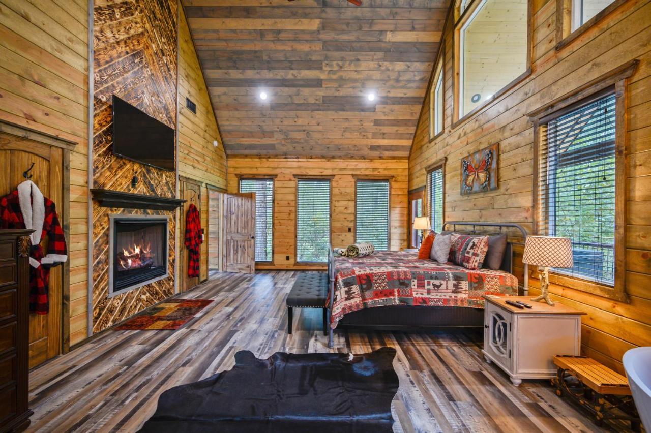 The Adirondack Honeymoon Hot Tub Soaking Tub Wood Burning Fireplace Stephens Gap ภายนอก รูปภาพ
